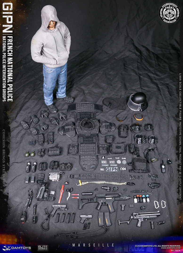 Pedido Figura French National Police GIPN Marseille marca Damtoys 78076 escala 1/6 - Image 13