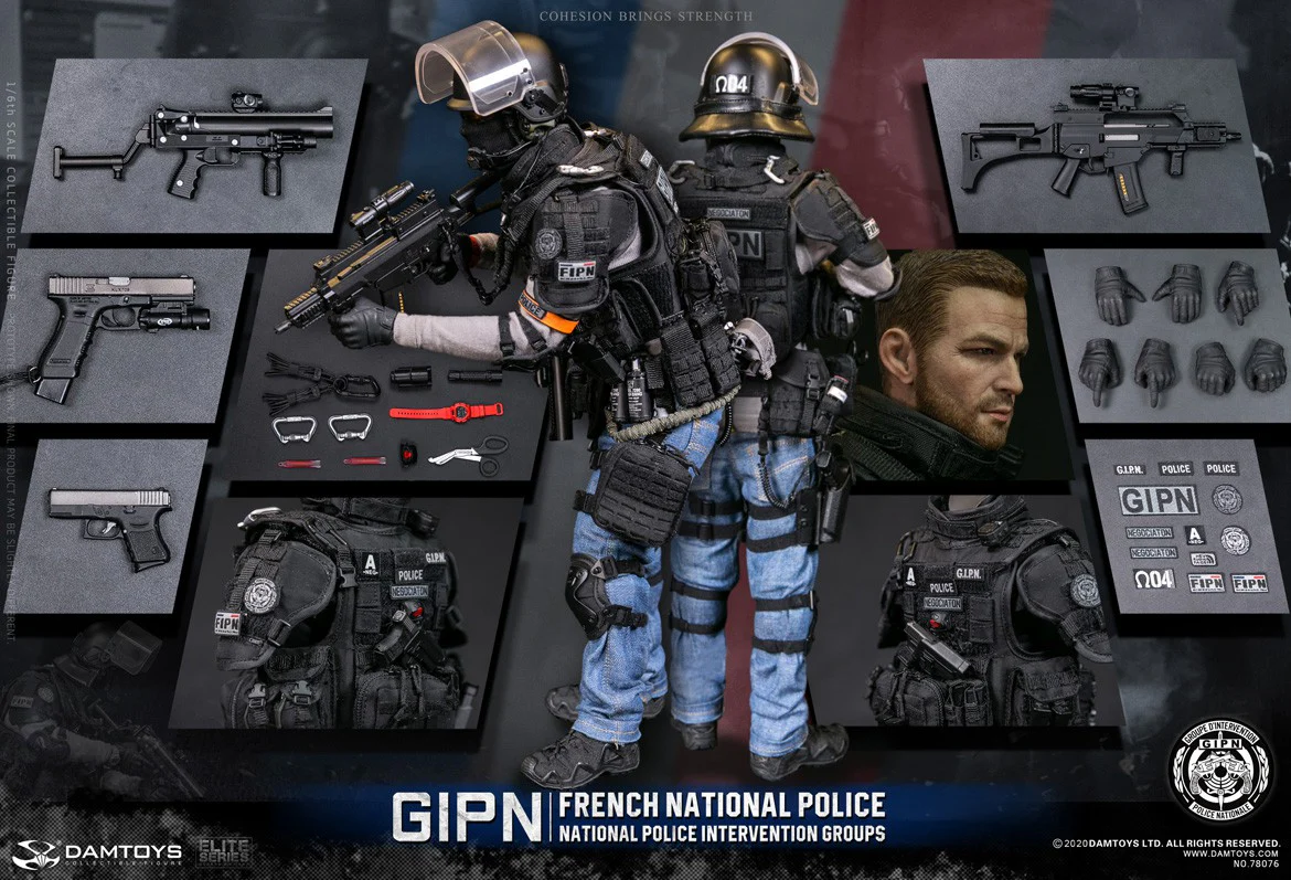 Pedido Figura French National Police GIPN Marseille marca Damtoys 78076 escala 1/6 - Image 14