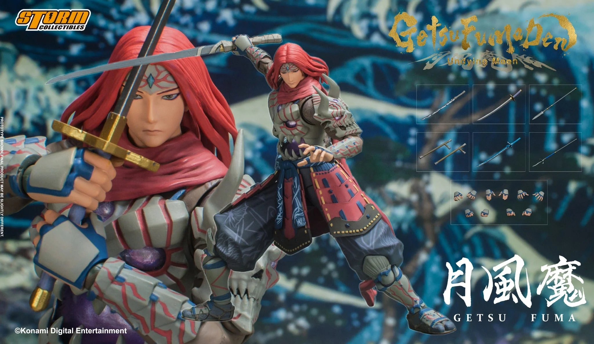 Pedido Figura Getsu Fuma - Getsu Fuma Den: Undying Moon marca Storm Collectibles GFUD01 escala pequeña 1/12 - Image 11