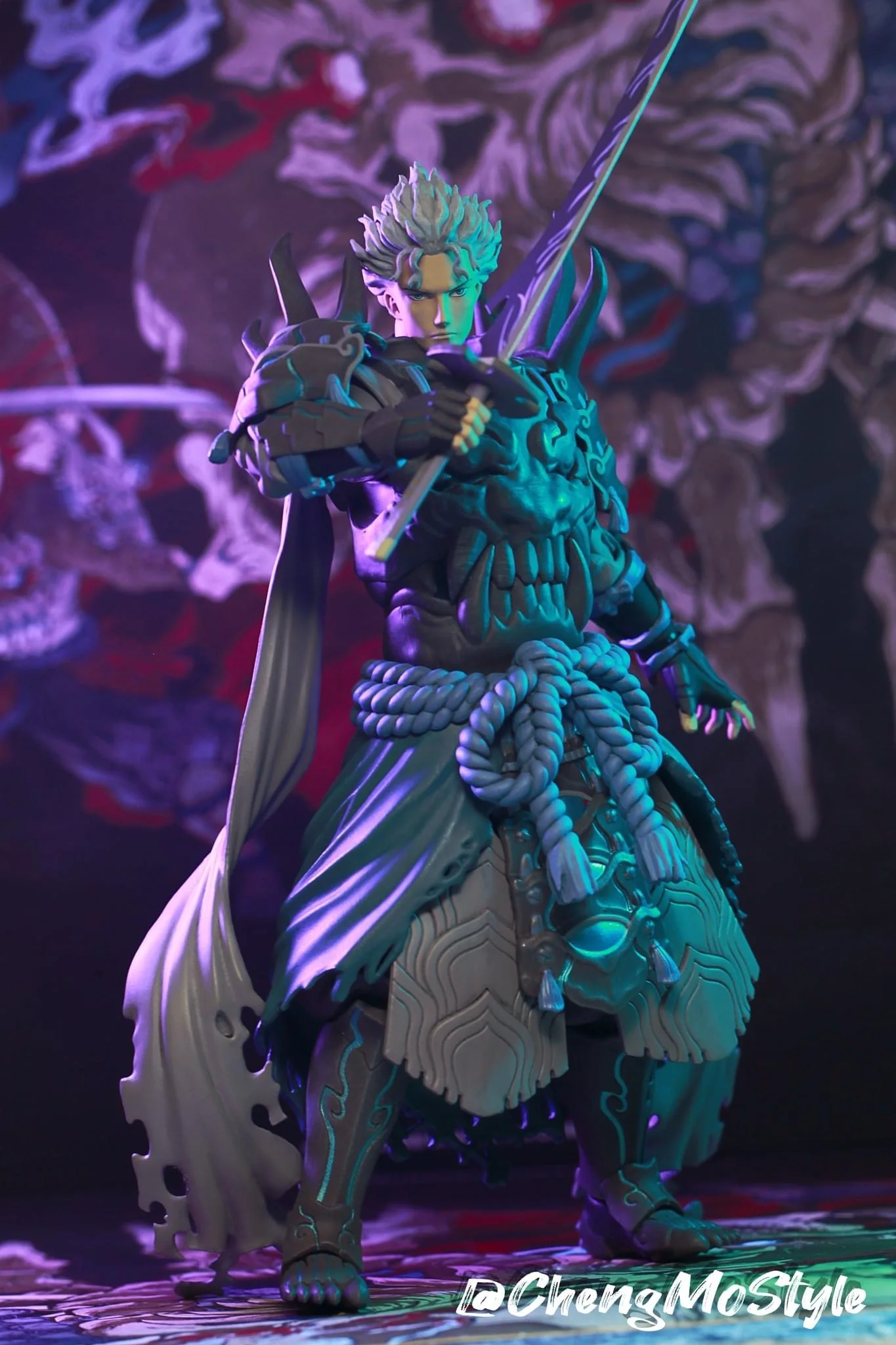 Pedido Figura Getsu Rando - Getsu Fuma Den: Undying Moon marca Storm Collectibles GFUD02 escala pequeña 1/12 - Image 23