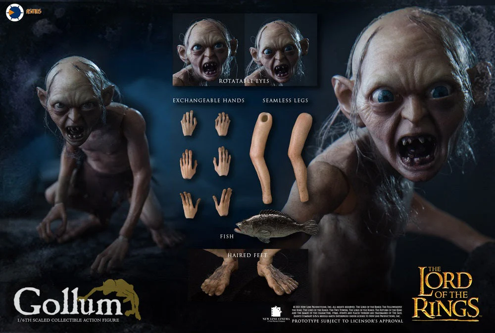 Pedido Figura Gollum - The Lord of the Rings marca Asmus Toys LOTR030G escala 1/6 - Image 12