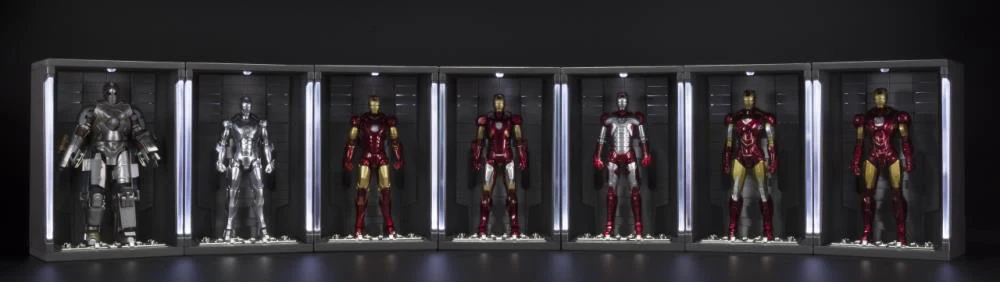 Pedido Diorama Hall of Armor (Exclusive) - Iron Man 3 - S.H.Figuarts marca Bandai Spirits escala pequeña 1/12 - Image 8