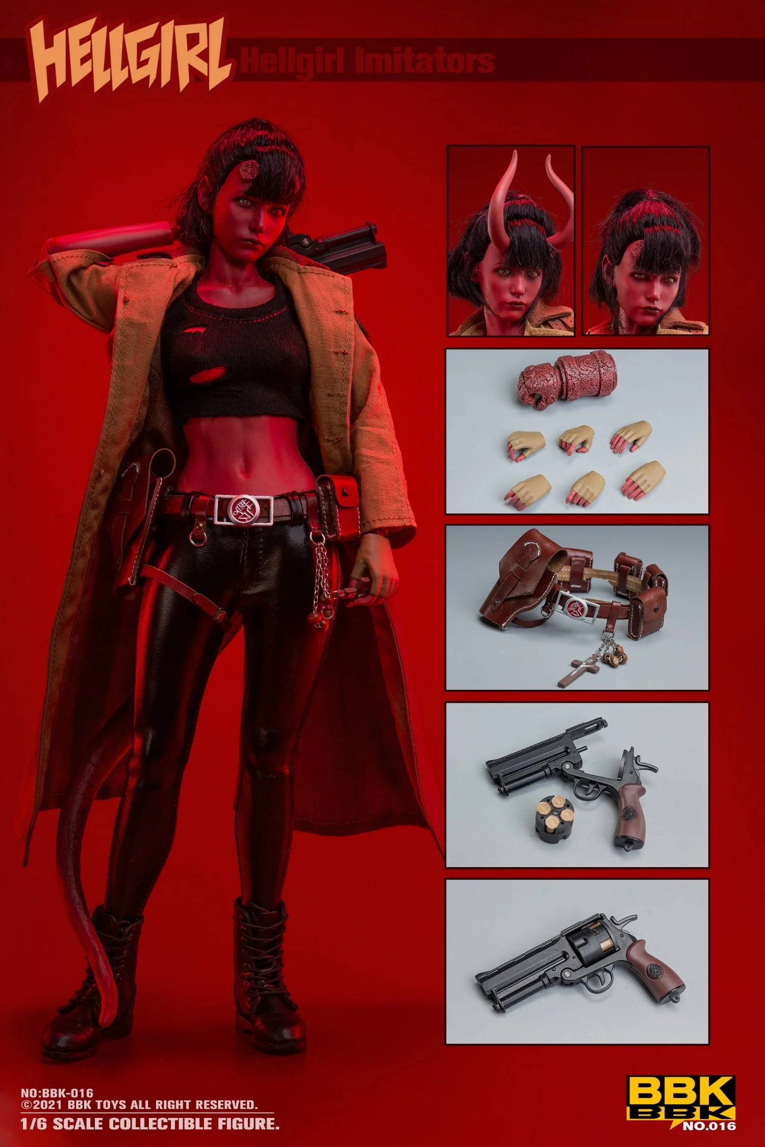 Pedido Figura Hell girl imitators marca BBK BBK016 escala 1/6 - Image 12