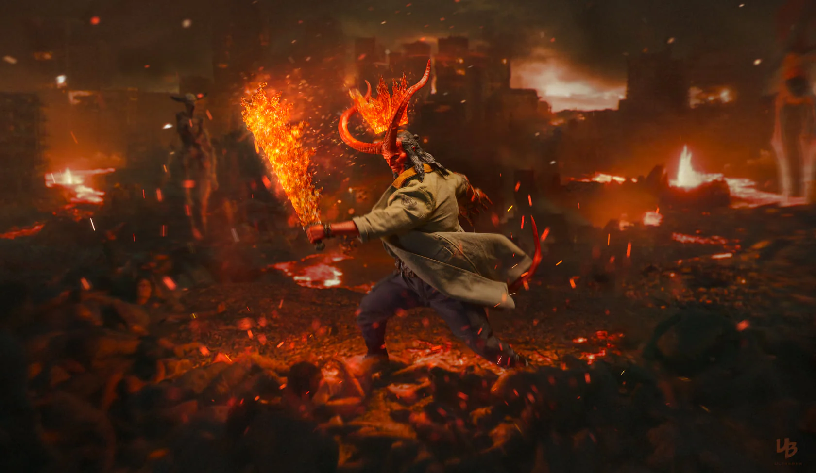 Pedido Figura Hellboy (2019) marca Hot Toys MMS527 escala 1/6 - Image 19