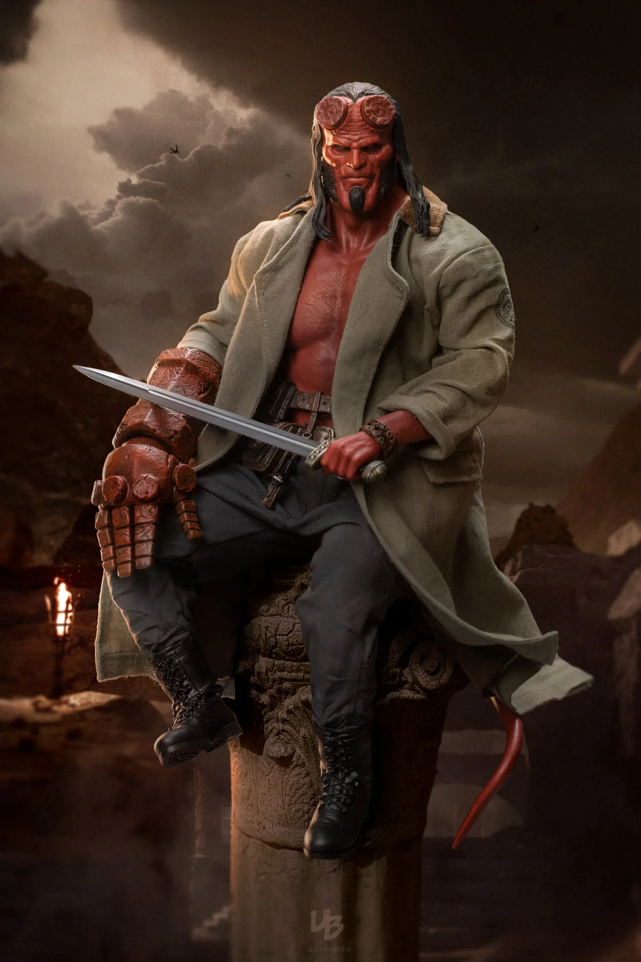 Pedido Figura Hellboy (2019) marca Hot Toys MMS527 escala 1/6 - Image 9