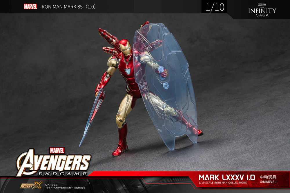 Pedido Figura Iron Man Mark 85 LXXXV 1.0 - Avengers: Infinity Saga marca ZD Toys escala pequeña 1/10 (18 cm) - Image 4