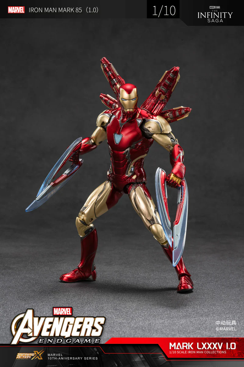 Pedido Figura Iron Man Mark 85 LXXXV 1.0 - Avengers: Infinity Saga marca ZD Toys escala pequeña 1/10 (18 cm) - Image 6