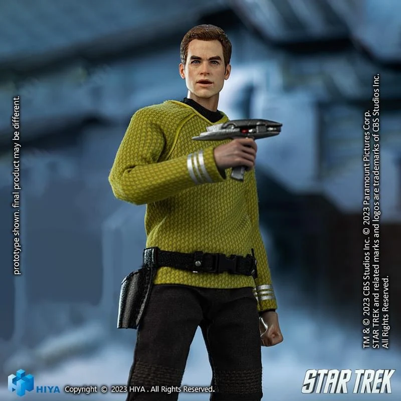 Pedido Figura James T. Kirk (Exclusiva PX Previews) - Star Trek (2009) - Exquisite Super Series marca HIYA ESS0265 escala 1/12 - Image 2