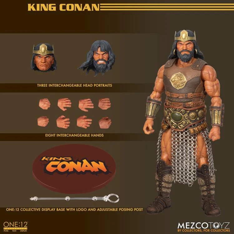 Pedido Figura King Conan - One:12 Collective marca Mezco Toyz 76803 escala pequeña 1/12 - Image 13