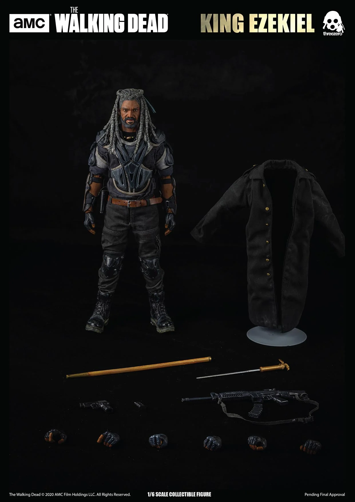 Pedido Figura King Ezekiel - The Walking Dead marca Threezero 3Z0090 escala 1/6 - Image 16