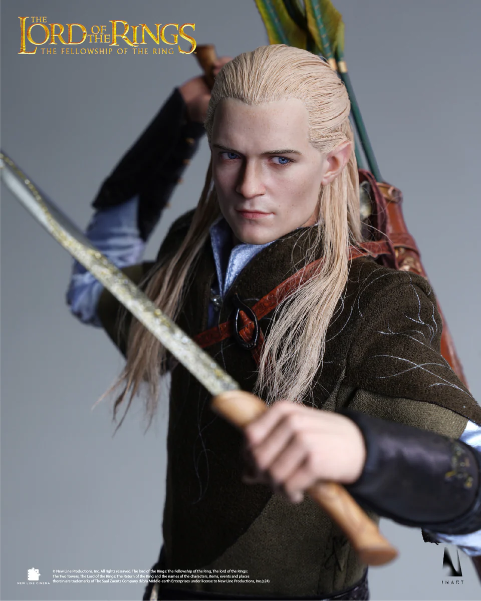 Pedido Figura LEGOLAS (Cabello enraizado) - The Lord of the Rings marca Inart A014 escala 1/6 - Image 10