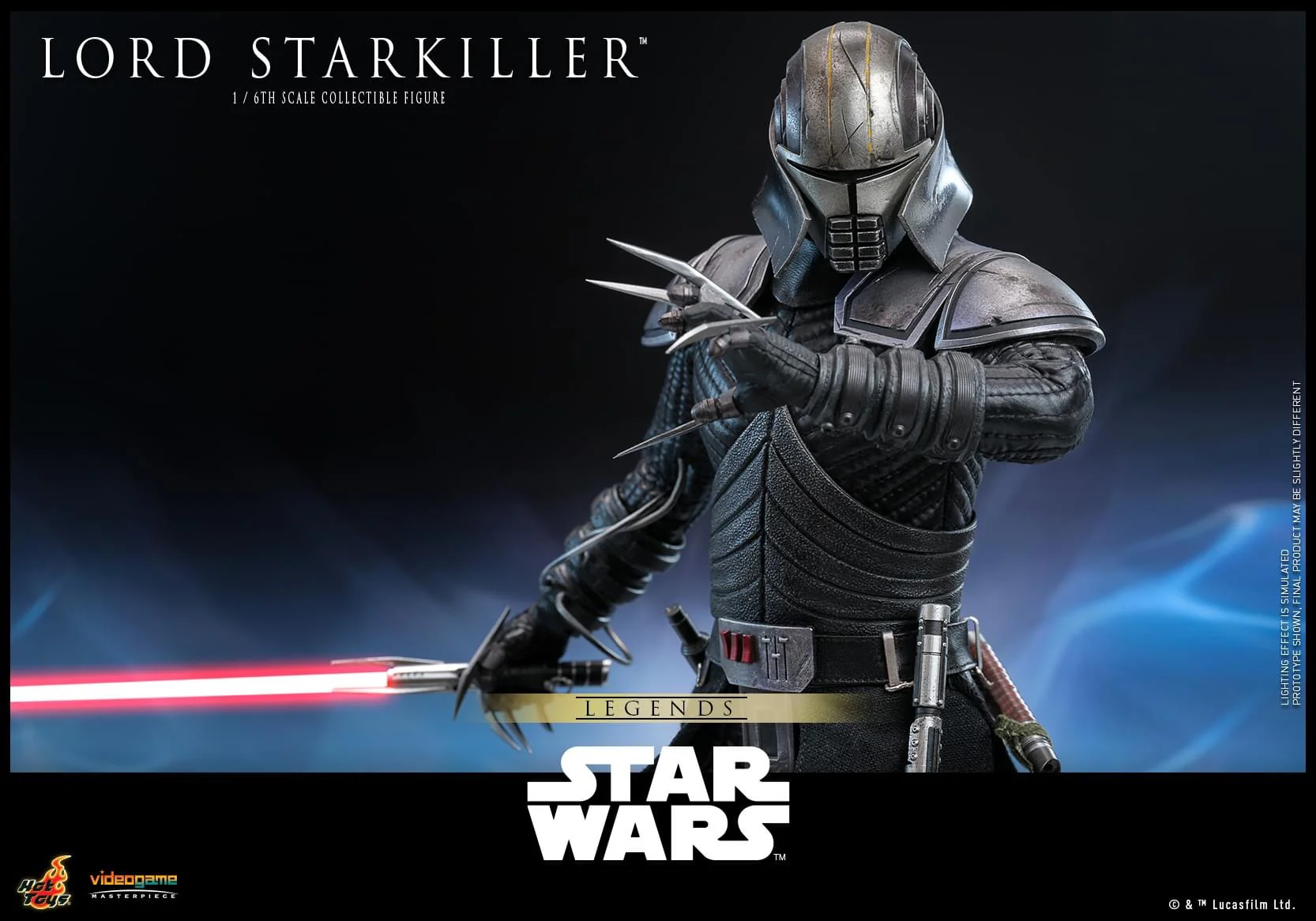 Pedido Figura Lord Starkiller - Star Wars Legends marca Hot Toys VGM63 escala 1/6 - Image 8