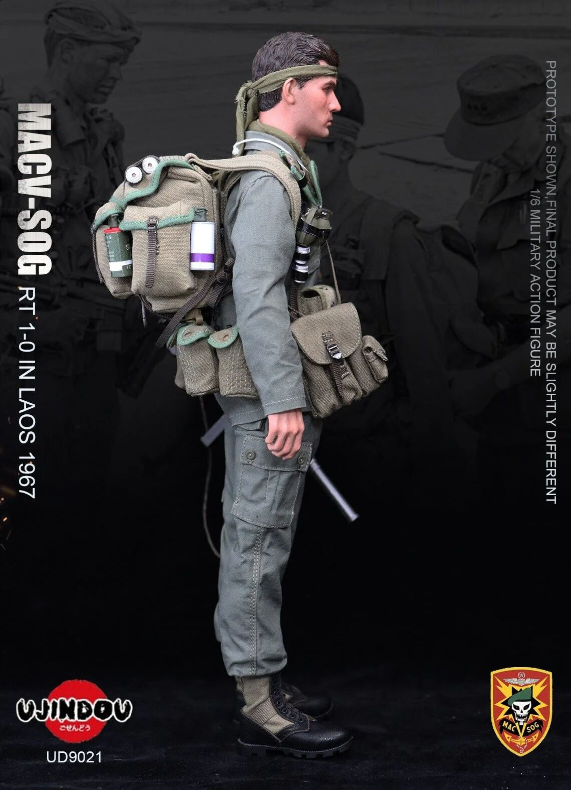 Pedido Figura MACV SOG Recon Team in Laos marca Ujindou UD9021 escala 1/6 - Image 6