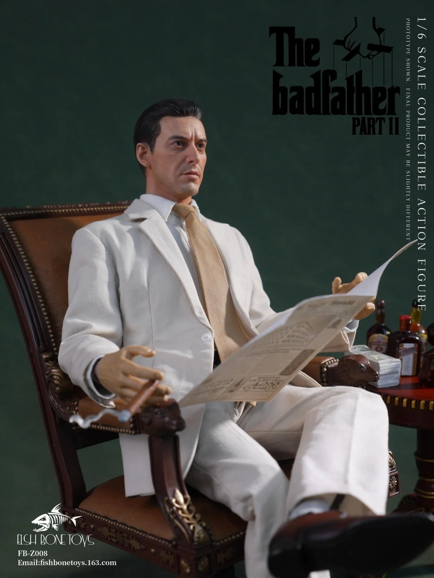 Pedido Figura Mafia Boss marca Fish Bone Toys FB-Z008 escala 1/6 - Image 3