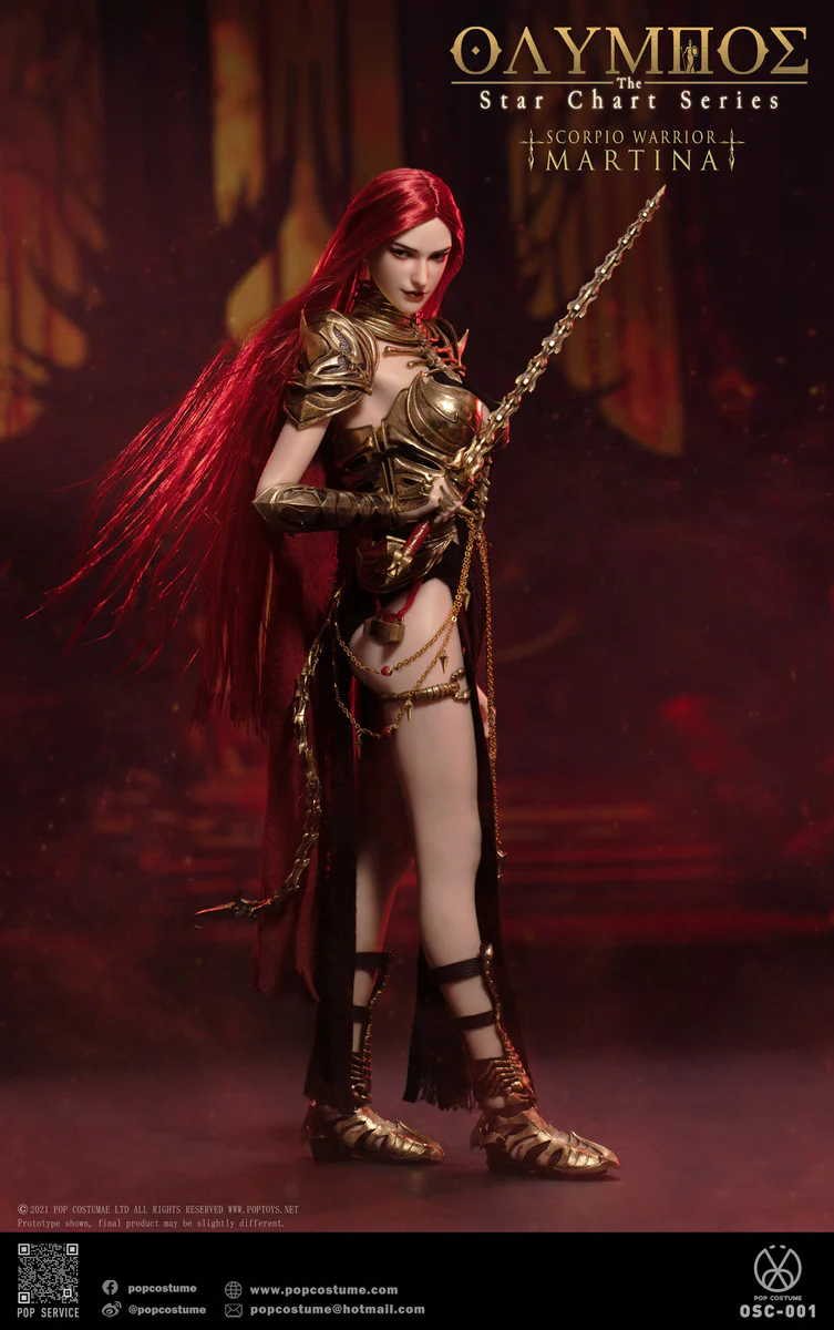 Pedido Figura Martina (Armadura de cobre) - Olympus Scorpion Warrior marca POP Costume OSC-001 escala 1/6 - Image 10