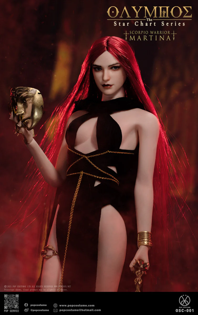 Pedido Figura Martina (Armadura de cobre) - Olympus Scorpion Warrior marca POP Costume OSC-001 escala 1/6 - Image 11