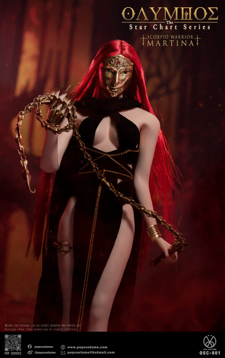 Pedido Figura Martina (Armadura de cobre) - Olympus Scorpion Warrior marca POP Costume OSC-001 escala 1/6 - Image 12