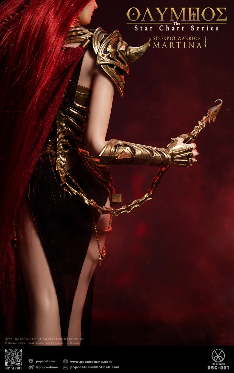 Pedido Figura Martina (Armadura de cobre) - Olympus Scorpion Warrior marca POP Costume OSC-001 escala 1/6 - Image 13