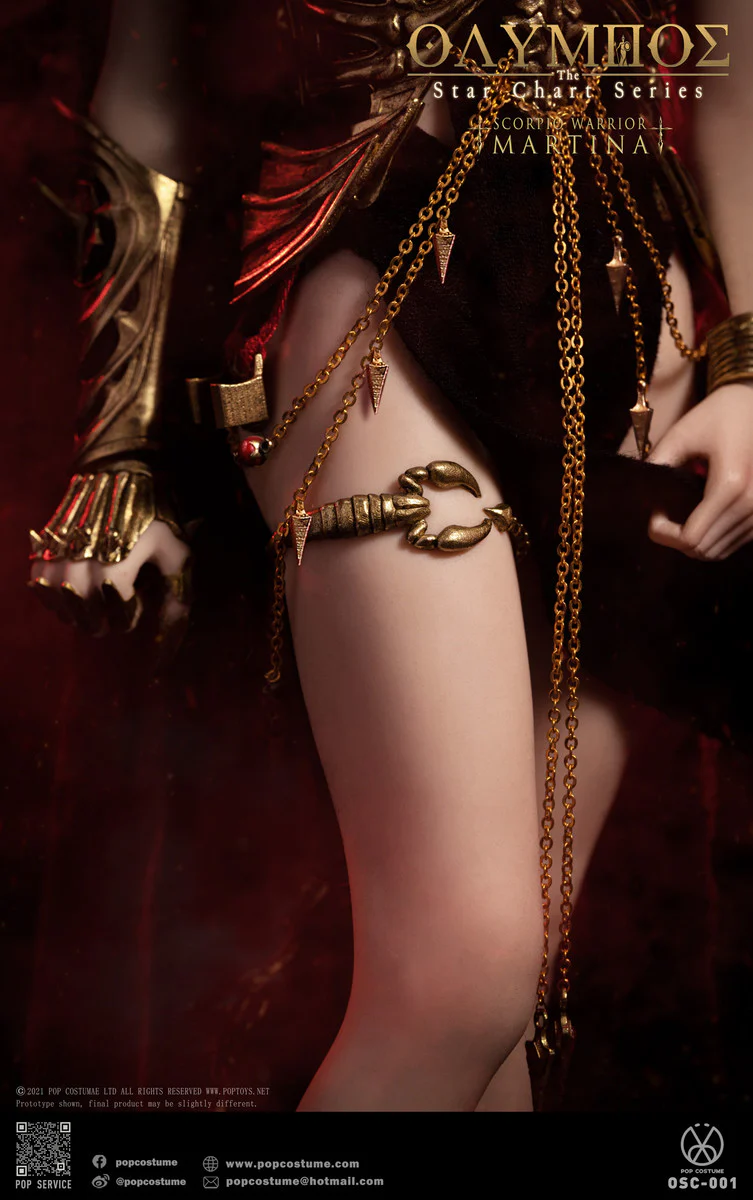 Pedido Figura Martina (Armadura de cobre) - Olympus Scorpion Warrior marca POP Costume OSC-001 escala 1/6 - Image 14