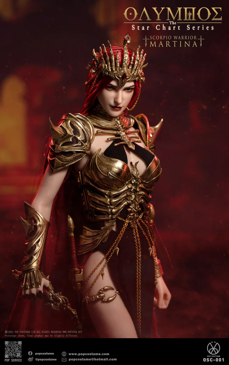 Pedido Figura Martina (Armadura de cobre) - Olympus Scorpion Warrior marca POP Costume OSC-001 escala 1/6 - Image 5