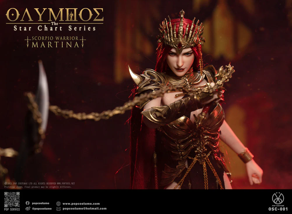 Pedido Figura Martina (Armadura de cobre) - Olympus Scorpion Warrior marca POP Costume OSC-001 escala 1/6 - Image 7