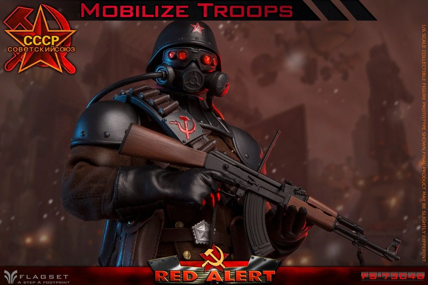 Pedido Figura Mobilize Troops - Red Alert CCCP marca Flagset FS-73046 escala 1/6 - Image 12