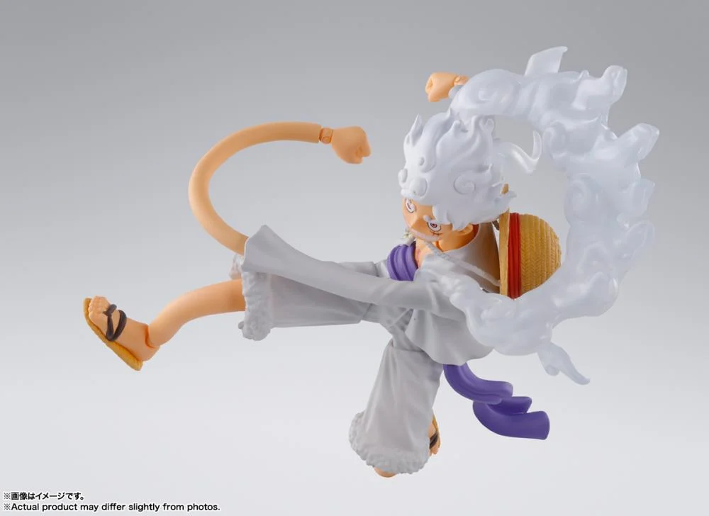 Pedido Figura Monkey D. Luffy (Gear 5) - One Piece - S.H.Figuarts marca Bandai Spirits escala pequeña 1/12 - Image 6
