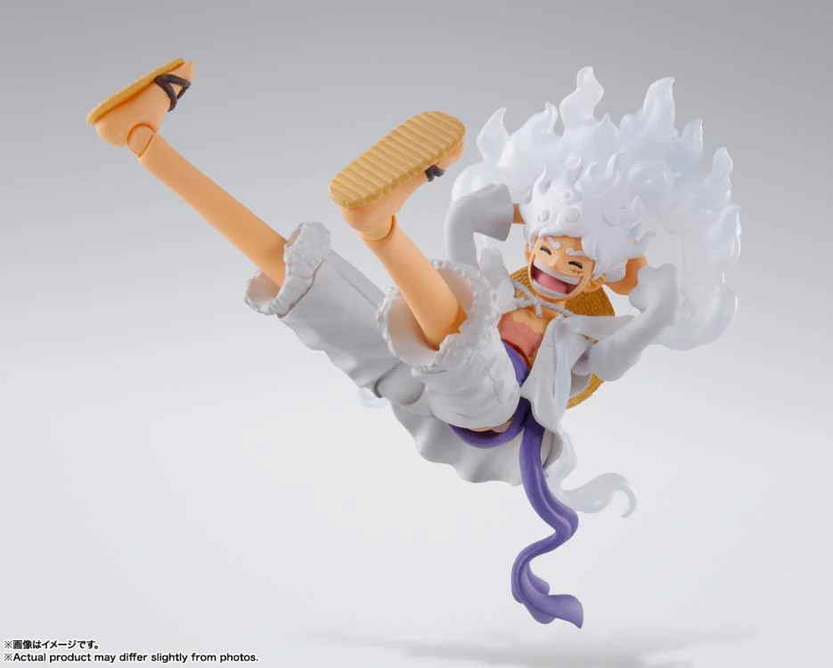 Pedido Figura Monkey D. Luffy (Gear 5) - One Piece - S.H.Figuarts marca Bandai Spirits escala pequeña 1/12 - Image 8