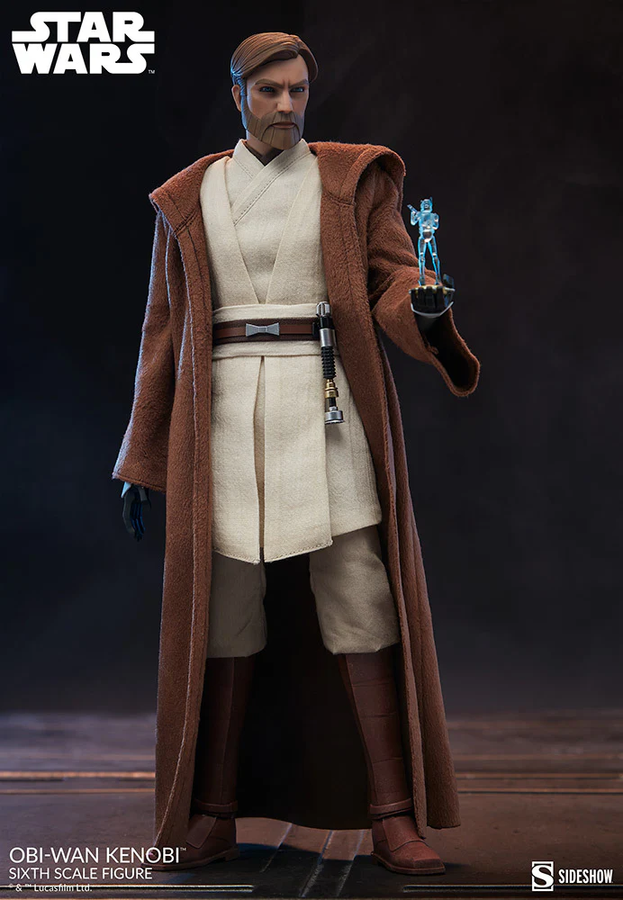 Pedido Figura Obi-Wan Kenobi - Star Wars™ The Clone Wars marca Sideshow Collectibles #100463 escala 1/6 (BACK ORDER)