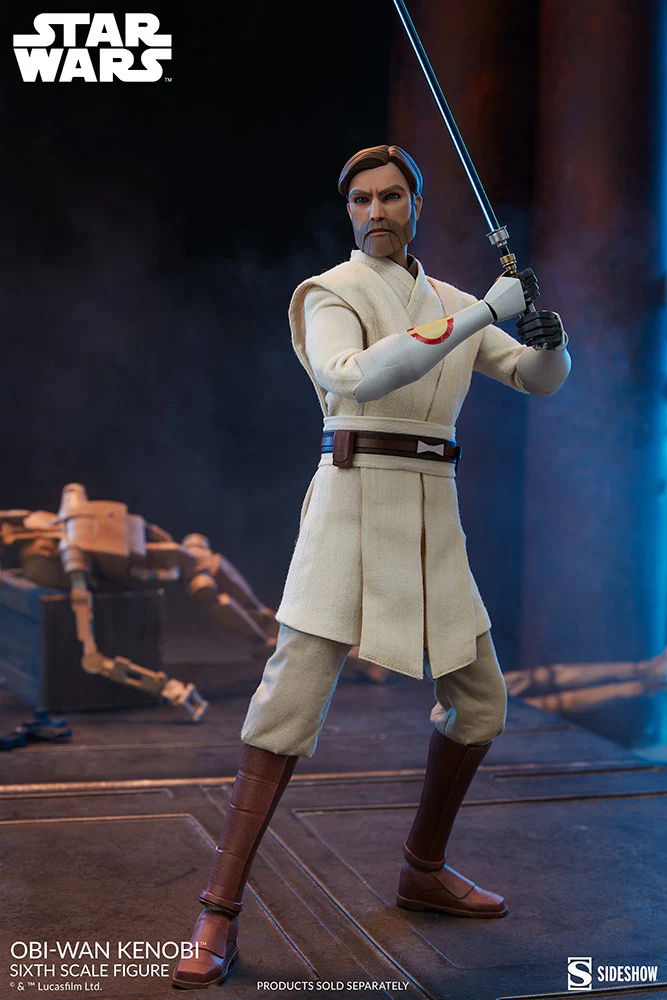 Pedido Figura Obi-Wan Kenobi - Star Wars™ The Clone Wars marca Sideshow Collectibles #100463 escala 1/6 (BACK ORDER) - Image 11