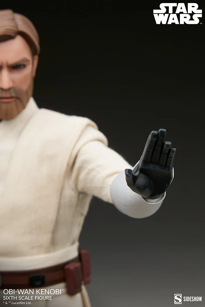 Pedido Figura Obi-Wan Kenobi - Star Wars™ The Clone Wars marca Sideshow Collectibles #100463 escala 1/6 (BACK ORDER) - Image 12
