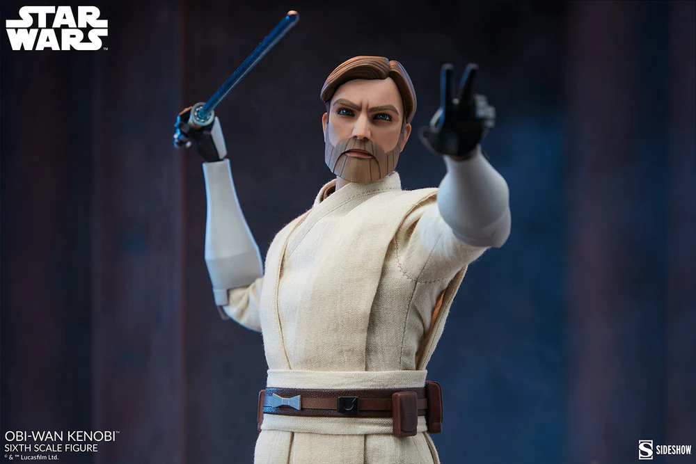 Pedido Figura Obi-Wan Kenobi - Star Wars™ The Clone Wars marca Sideshow Collectibles #100463 escala 1/6 (BACK ORDER) - Image 14