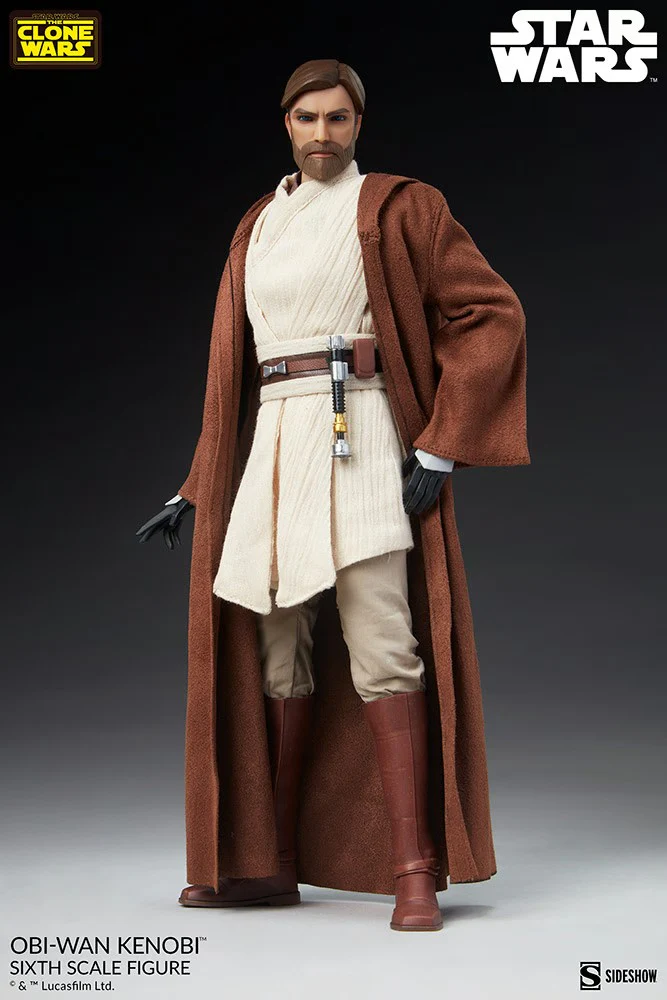 Pedido Figura Obi-Wan Kenobi - Star Wars™ The Clone Wars marca Sideshow Collectibles #100463 escala 1/6 (BACK ORDER) - Image 2