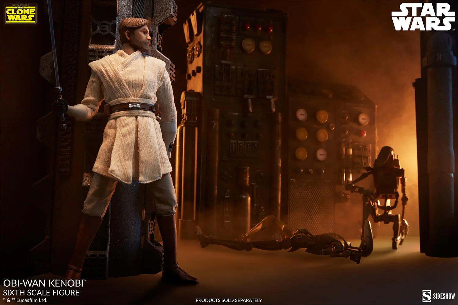 Pedido Figura Obi-Wan Kenobi - Star Wars™ The Clone Wars marca Sideshow Collectibles #100463 escala 1/6 (BACK ORDER) - Image 22