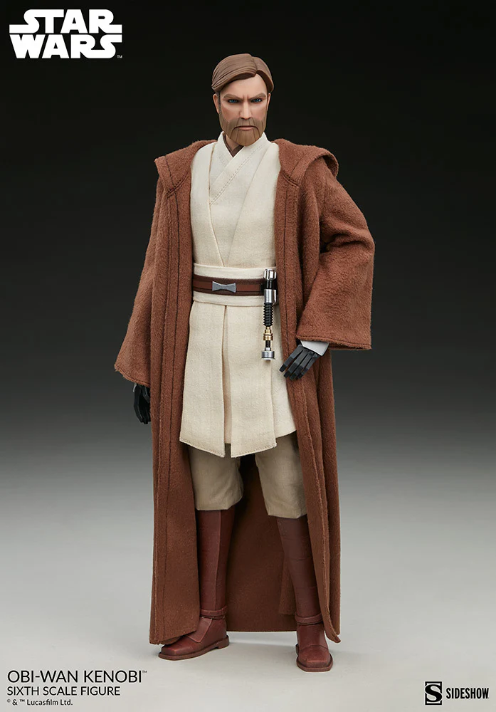 Pedido Figura Obi-Wan Kenobi - Star Wars™ The Clone Wars marca Sideshow Collectibles #100463 escala 1/6 (BACK ORDER) - Image 3