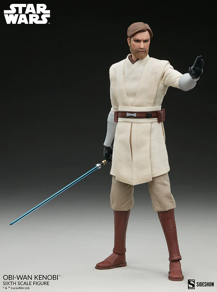 Pedido Figura Obi-Wan Kenobi - Star Wars™ The Clone Wars marca Sideshow Collectibles #100463 escala 1/6 (BACK ORDER) - Image 4