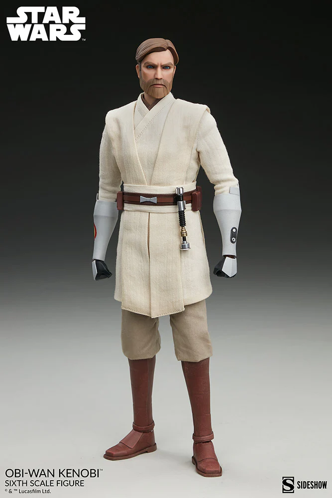 Pedido Figura Obi-Wan Kenobi - Star Wars™ The Clone Wars marca Sideshow Collectibles #100463 escala 1/6 (BACK ORDER) - Image 8