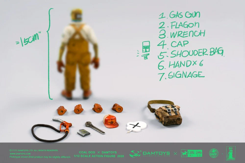 Pedido Figura OLD BONE – Death Gas Station marca Damtoys x CoalDog PES021 escala pequeña 1/12 (ART TOY) - Image 14