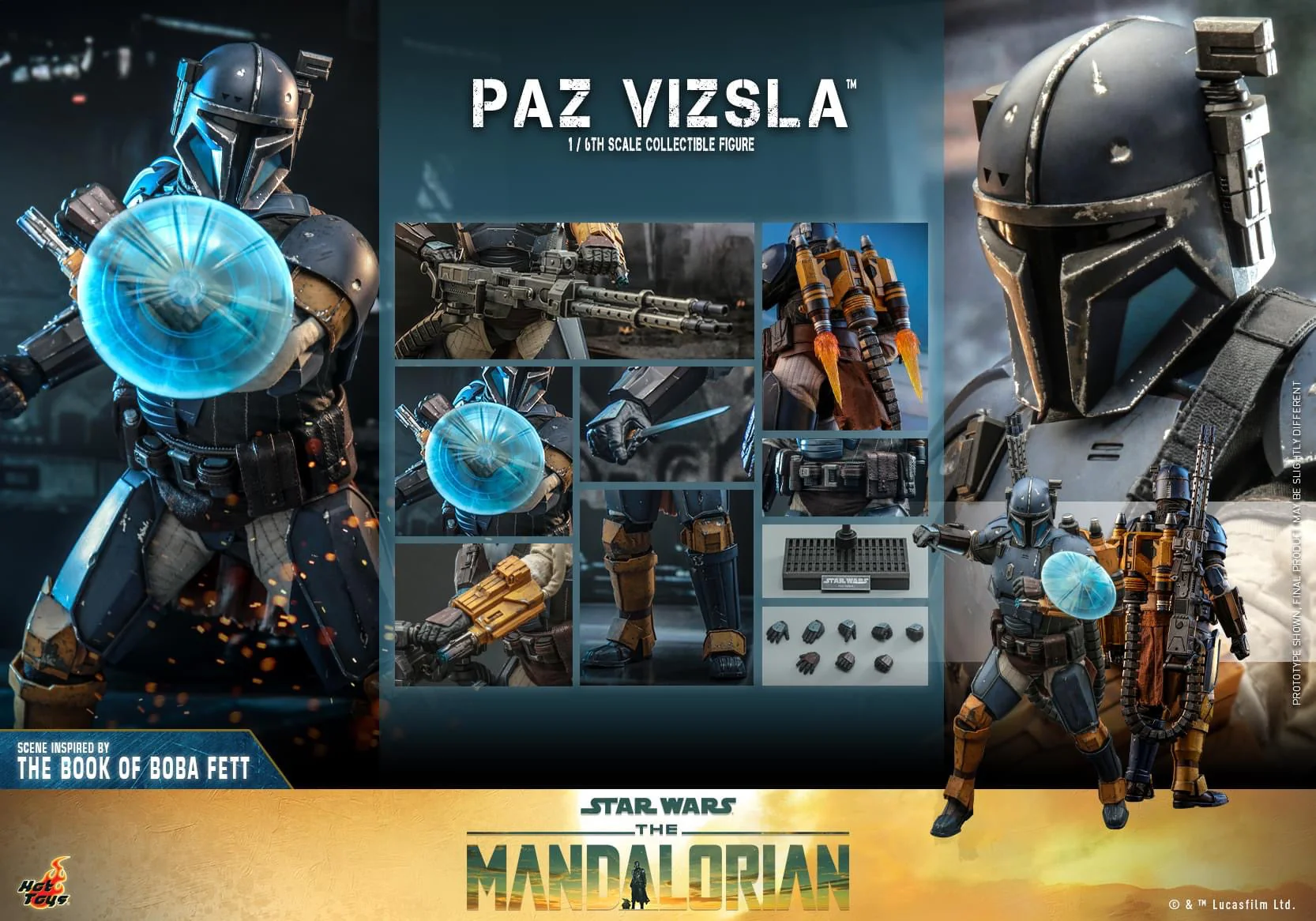 Pedido Figura Paz Vizsla ™ - Star Wars: The Mandalorian ™ marca Hot Toys TMS097 escala 1/6 - Image 18