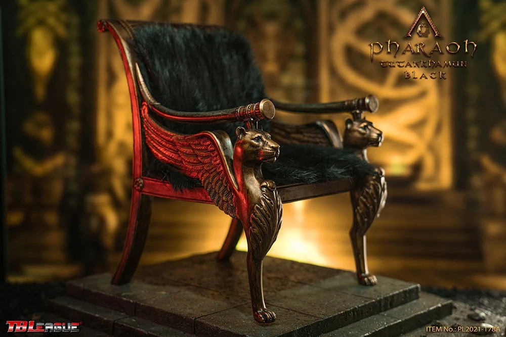 Pedido Figura Pharaoh Tutankhamun (versión Black) marca TBLeague PL2021-178A escala 1/6 - Image 10