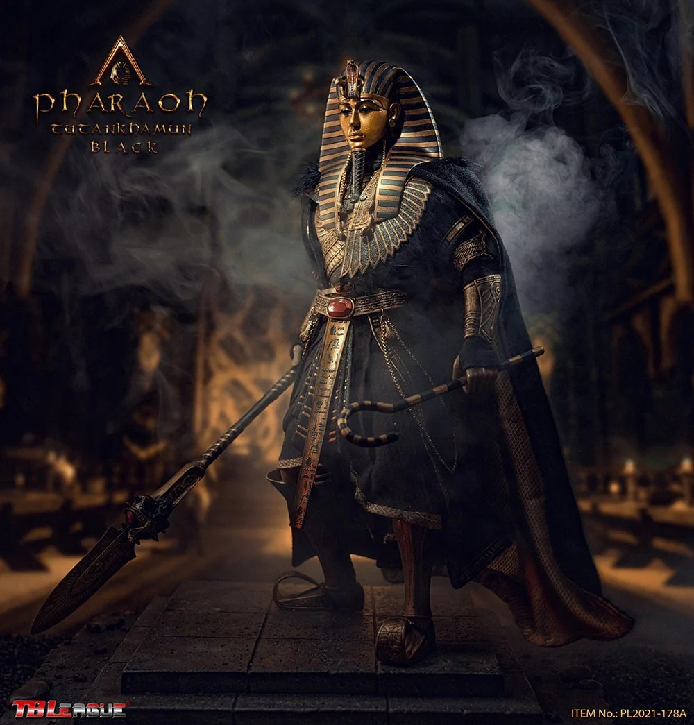 Pedido Figura Pharaoh Tutankhamun (versión Black) marca TBLeague PL2021-178A escala 1/6 - Image 2