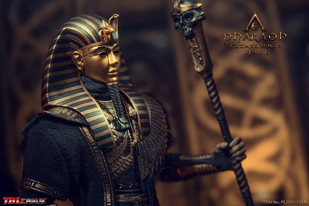 Pedido Figura Pharaoh Tutankhamun (versión Black) marca TBLeague PL2021-178A escala 1/6 - Image 3