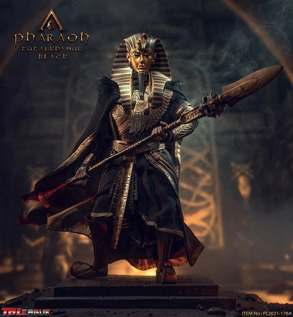 Pedido Figura Pharaoh Tutankhamun (versión Black) marca TBLeague PL2021-178A escala 1/6 - Image 5