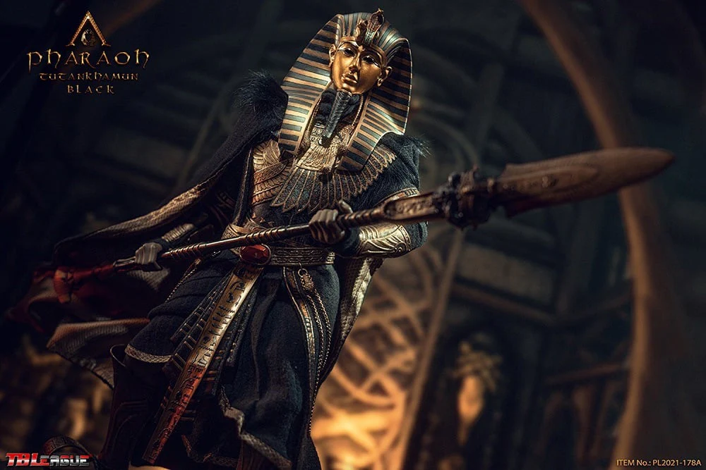 Pedido Figura Pharaoh Tutankhamun (versión Black) marca TBLeague PL2021-178A escala 1/6 - Image 6