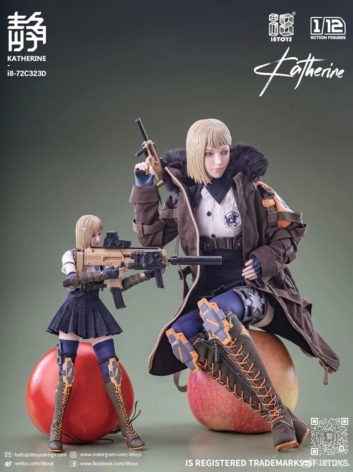 Pedido Figura Prequel Story: Katherine (Deluxe version) marca I8Toys i8-72C323S escala pequeña 1/12 - Image 12
