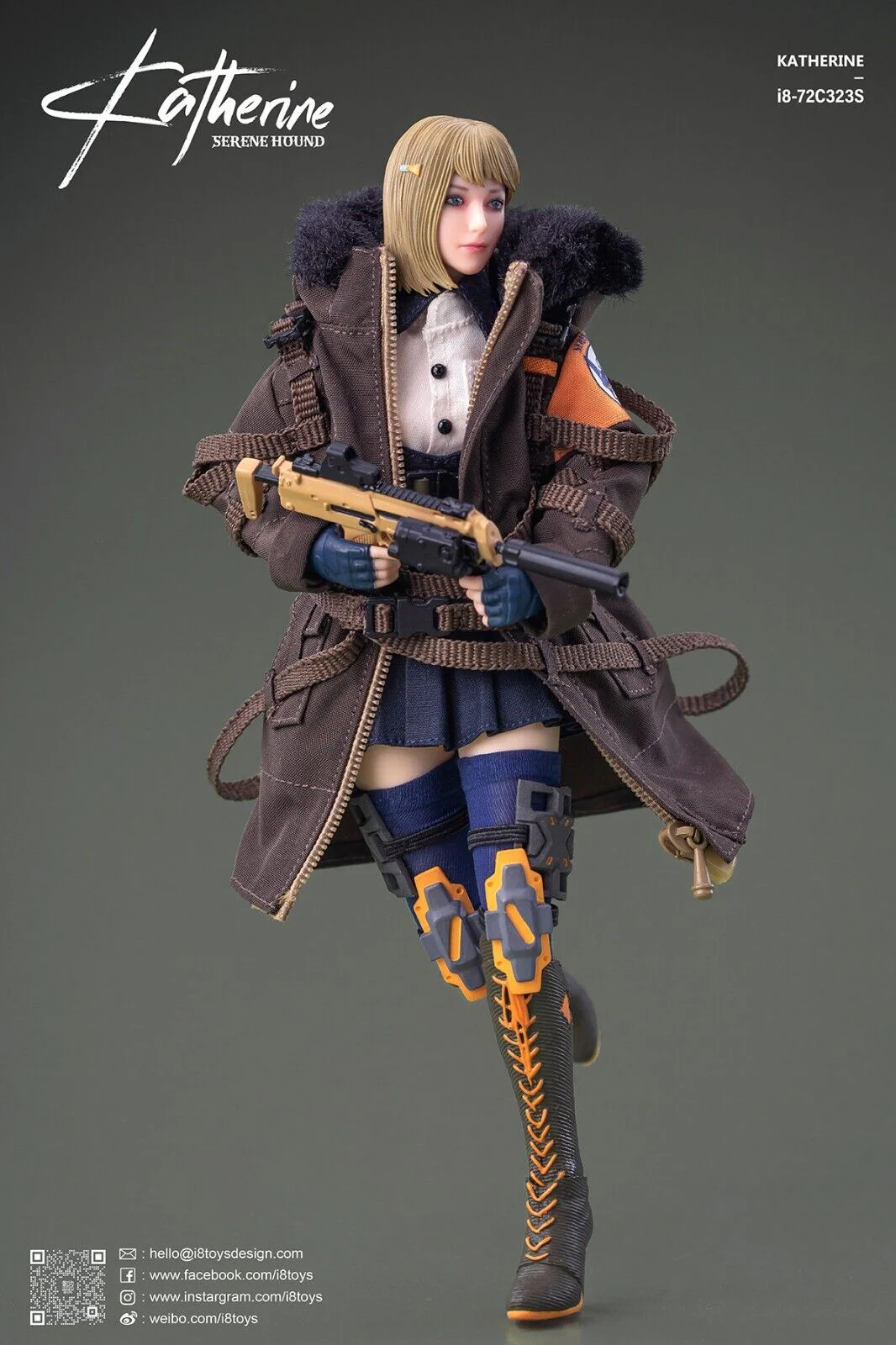 Pedido Figura Prequel Story: Katherine (Deluxe version) marca I8Toys i8-72C323S escala pequeña 1/12 - Image 14
