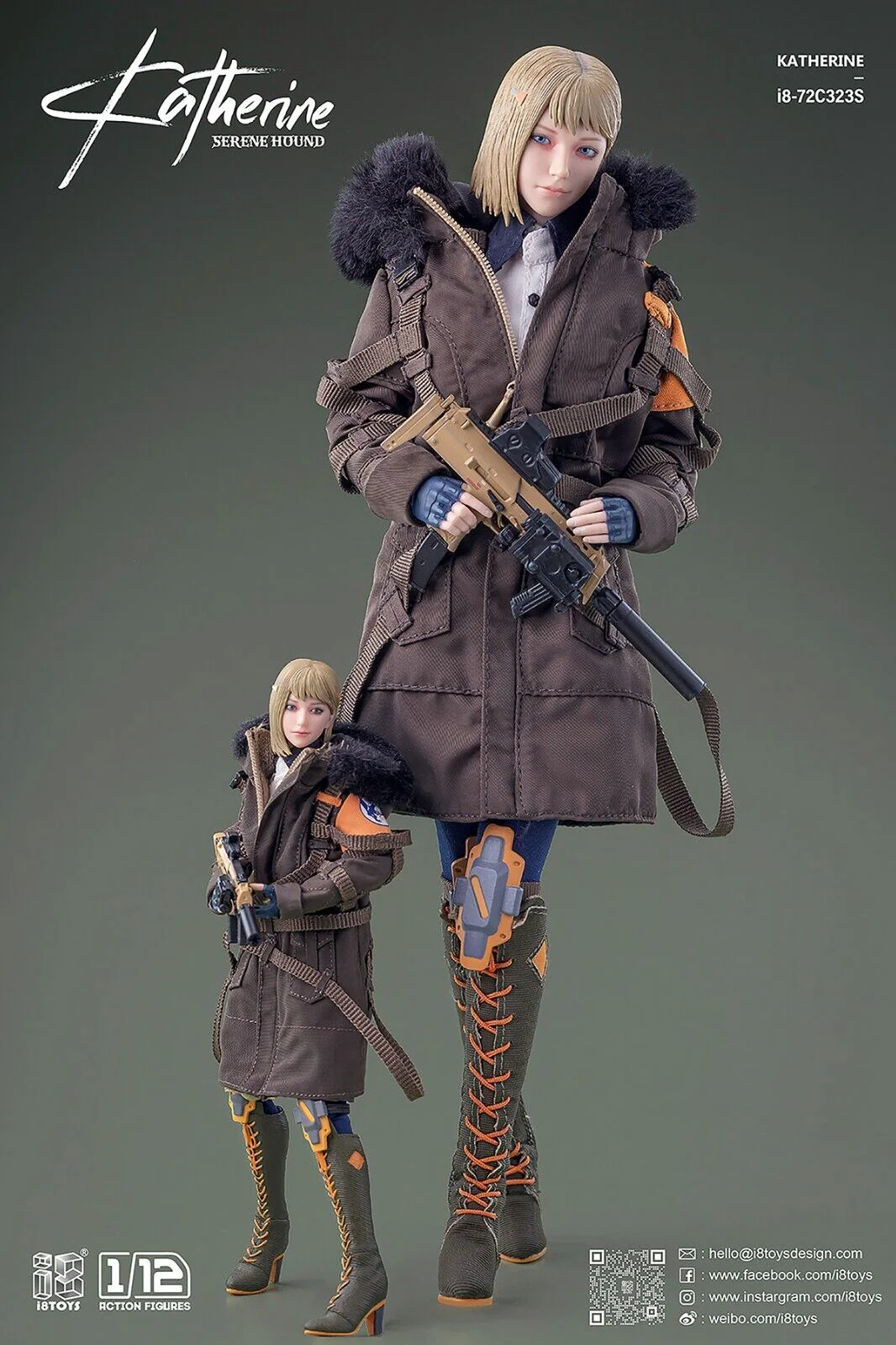 Pedido Figura Prequel Story: Katherine (Deluxe version) marca I8Toys i8-72C323S escala pequeña 1/12 - Image 17