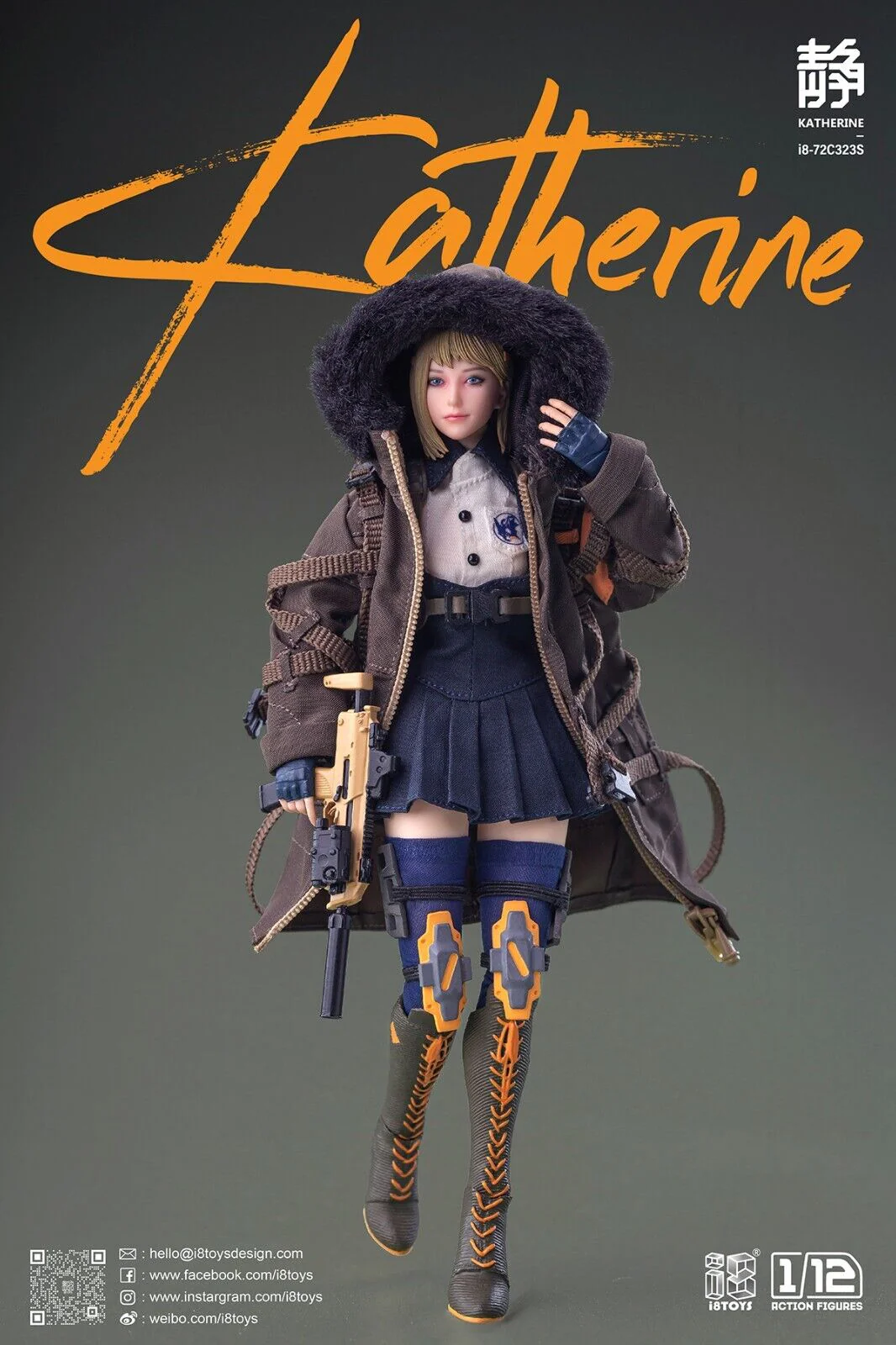 Pedido Figura Prequel Story: Katherine (Deluxe version) marca I8Toys i8-72C323S escala pequeña 1/12 - Image 2