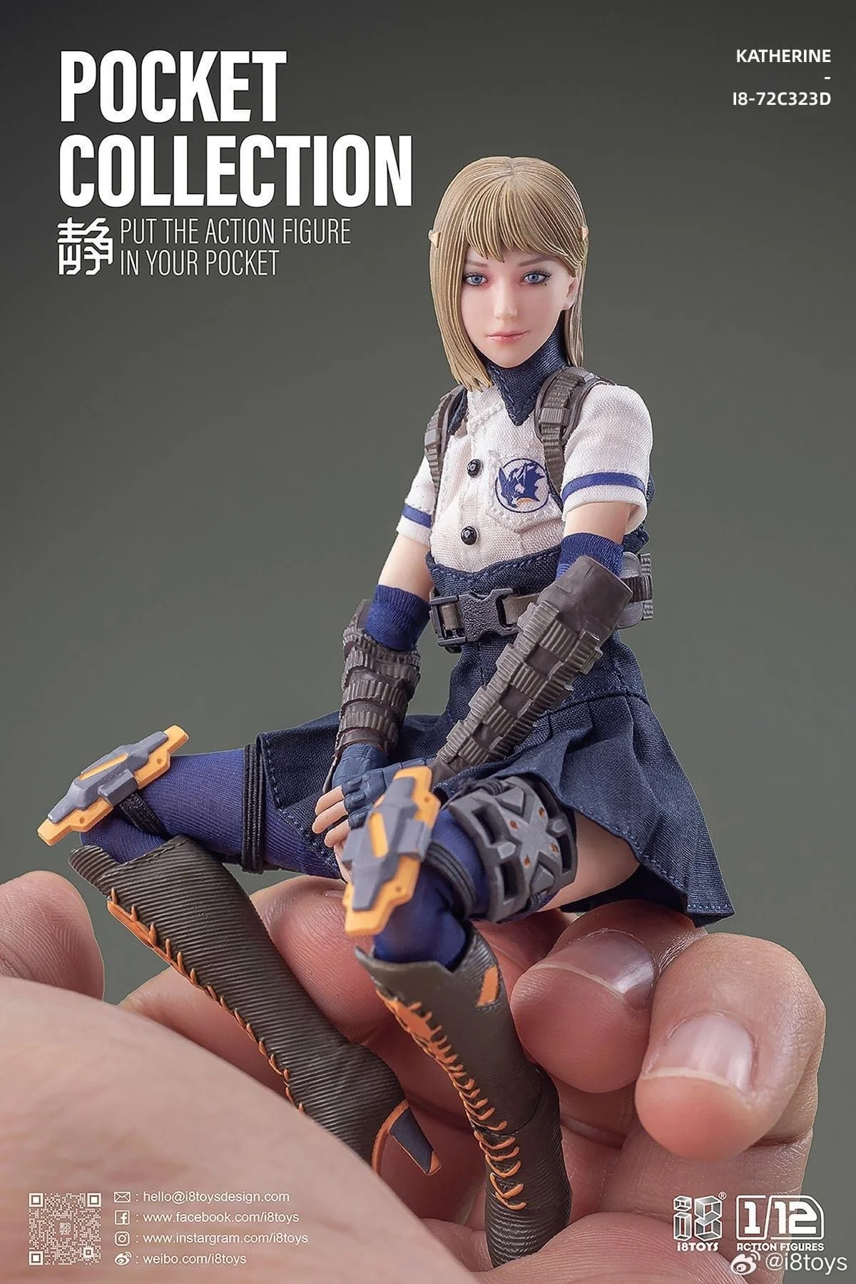 Pedido Figura Prequel Story: Katherine (Deluxe version) marca I8Toys i8-72C323S escala pequeña 1/12 - Image 7
