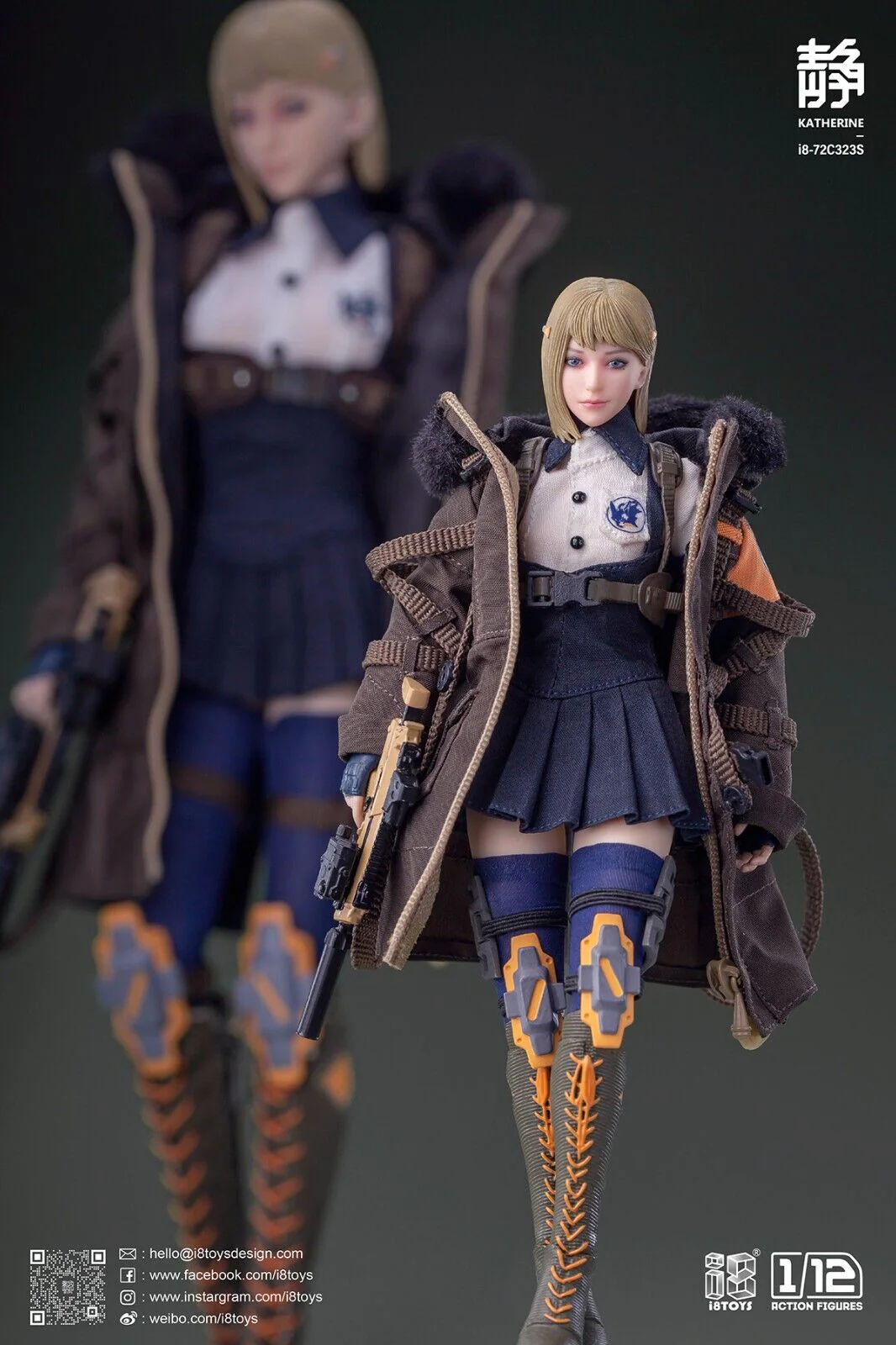 Pedido Figura Prequel Story: Katherine (Deluxe version) marca I8Toys i8-72C323S escala pequeña 1/12 - Image 9